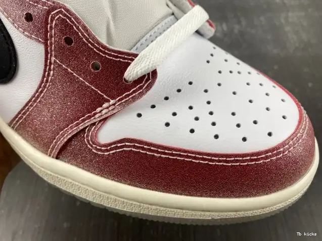 Rep TBK ROOM LOW TROPHY FN0432-017 OG 1 'RED JORDAN AIR BLACK' X 0603